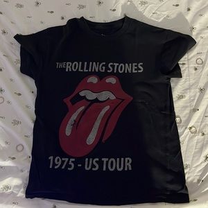 rolling stones black original high quality brand new shirt